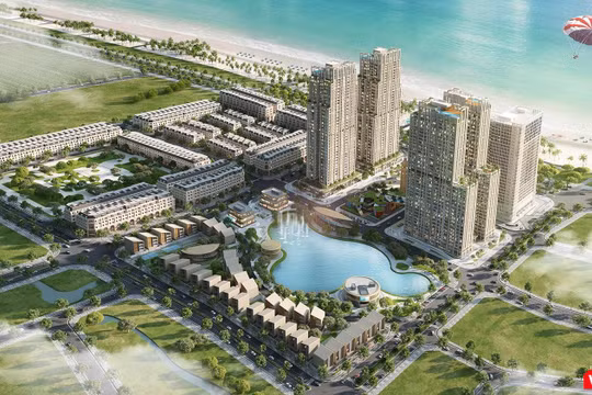 Phối cảnh tổng thể Khu đô thị du lịch quốc tế Regal Legend tại bán đảo xã Bảo Ninh, TP Đồng Hới, tỉnh Quảng Bình