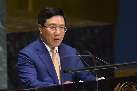 Phó Thủ tướng Thường trực Phạm Bình Minh (ảnh Anh Le)