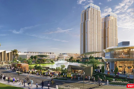 Phố đi bộ ven hồ - Regal Lake Walk tọa lạc cạnh 6 cụm tiện ích mặt hồ đẳng cấp sẽ trở thành điểm đến lý tưởng cho cộng đồng cư dân tinh hoa & khách du lịch quốc tế tại Regal Legend.