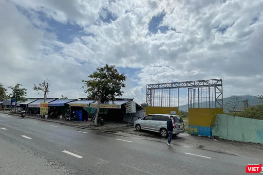 Một góc hiện trạng dự án New Danang City do Công ty CP đầu tư kinh doanh nhà Phú Gia Thịnh làm chủ đầu tư.