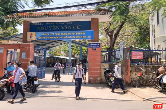 Học sinh trường THCS ở Đà Nẵng