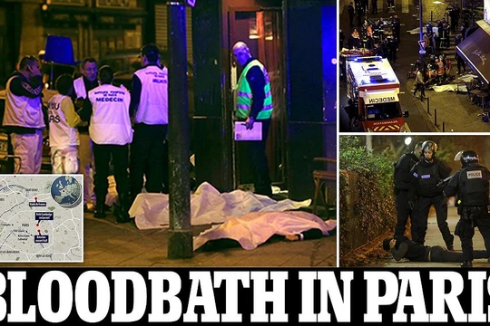 Vụ tấn công khủng bố tại Paris khiến nước Pháp và cả thế giới chấn động