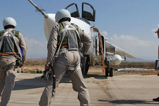 Phi công Nga tham gia chiến dịch không kích chống khủng bố tại Syria