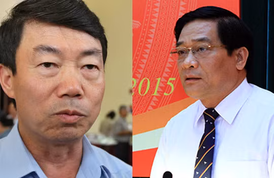 Ông Nguyễn Doãn Khánh (trái) và ông Hà Ngọc Chiến