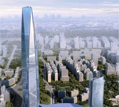 Phối cảnh Dự án Tháp Dầu khí trước đây.