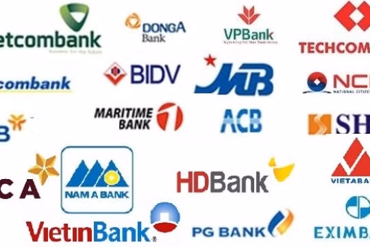 Trật tự mới trong bảng xếp hạng vốn của 34 ngân hàng Việt Nam