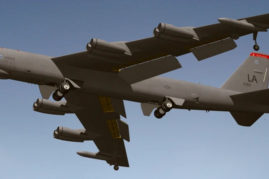 Một chiếc "pháo đài bay" B-52 của quân đội Mỹ 