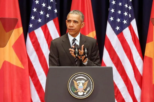 Tổng thống Barack Obama trong chuyến thăm lịch sử tới Việt Nam tháng 7/2016