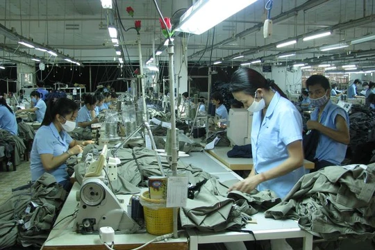 Một xí nghiệp dệt may tại TP HCM