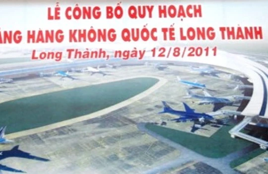 Phối cảnh trong Lễ công bố quy hoạch Cảng hàng không quốc tế Long Thành.