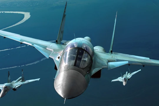 Chiến đấu cơ Su-34 tối tân và nhiều loại vũ khí của Nga đã lần đầu tiên xung trận thực chiến tại Syria
