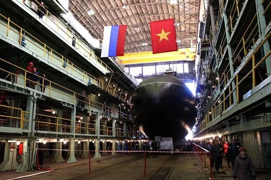 Tàu ngầm Kilo thuộc dự án 636 tại xưởng đóng tàu ở S.Peterburg