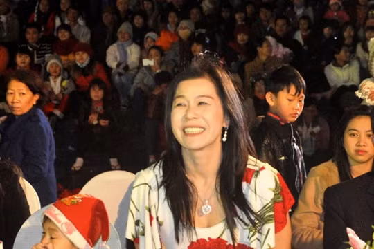 Bà Hà Linh tại một sự kiện tổ chức tại TP Đà Lạt - Ảnh: L.Thiên