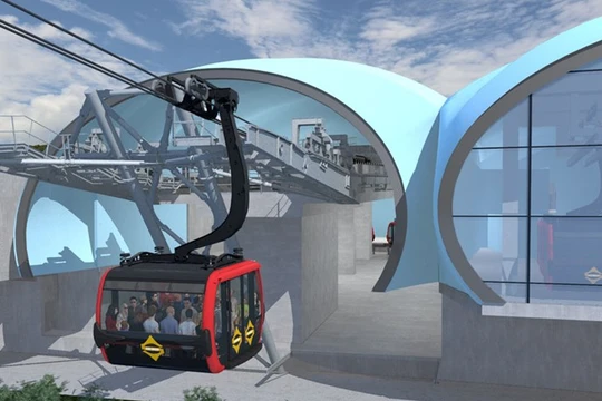 Phối cảnh cáp treo dài nhất thế giới ở Phú Quốc 