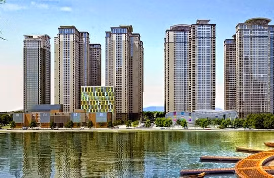 Phối cảnh khu phức hợp Goldmark City 136 Hồ Tùng Mậu.