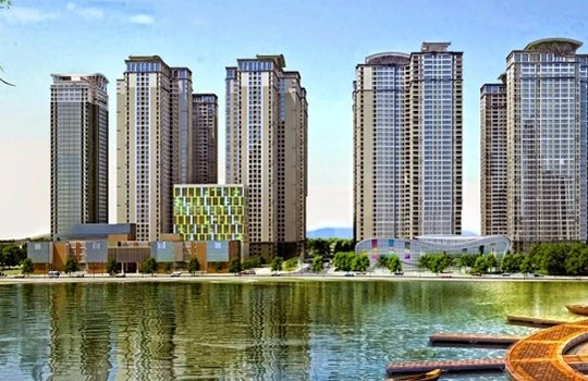 Phối cảnh khu phức hợp Goldmark City 136 Hồ Tùng Mậu.