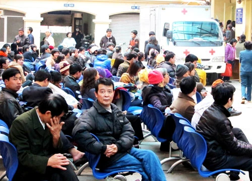 Các bệnh viện hiện nay luôn trong tình trạng quá tải