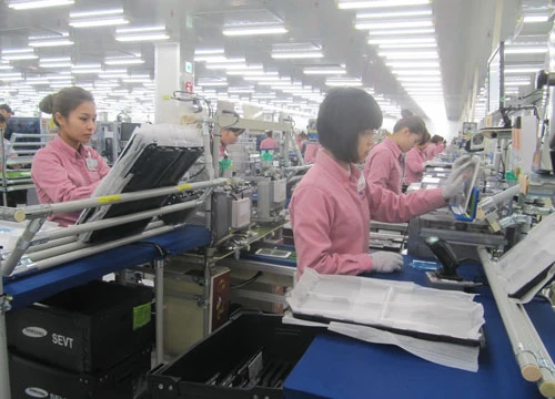 Samsung hiện là nhà đầu tư lớn nhất tại Việt Nam. Trong ảnh: Nhà máy Samsung ở Thái Nguyên