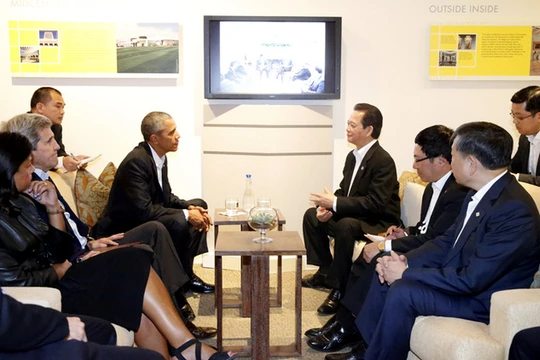 Cuộc hội kiến giữa hai nhà lãnh đạo vừa được diễn ra