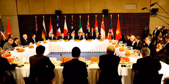 Toàn cảnh cuộc gặp cấp cao TPP tại Bắc Kinh năm 2014 - Ảnh: Giản Thanh Sơn