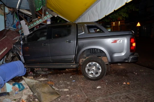 Hiện trường một vụ tai nạn giao thông