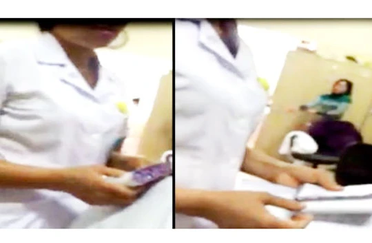  Tạm đình chỉ công tác bác sỹ nhận cả xấp phong bì 