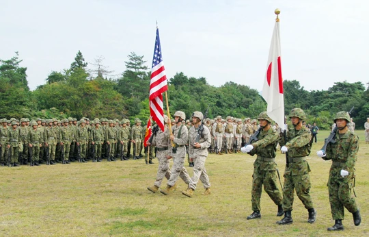 Quân đội Mỹ và Nhật Bản thường xuyên tập trận chung