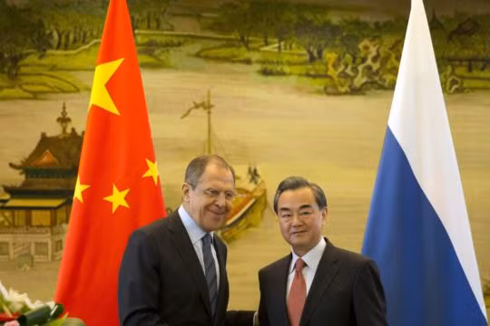 Lavrov và Vương Nghị tại Bắc Kinh ngày 29/4