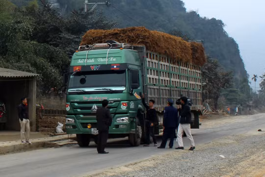 Trạm Thanh tra giao thông Đồng Tâm lơ là trong kiểm soát xe quá tải trọng - Ảnh: Hải Tần