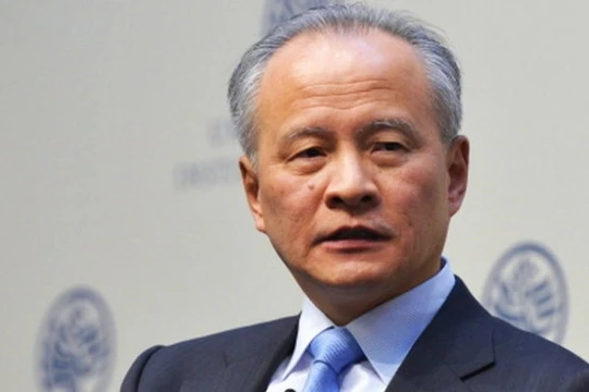 Đại sứ Trung Quốc ở Mỹ Thôi Thiên Khải - Ảnh: Xinhua