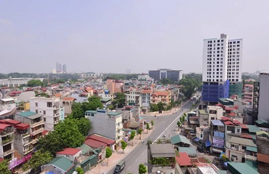 Dự án 8B Lê Trực có nhiều vi phạm về trật tự xây dựng. (Ảnh vnexpress.net)