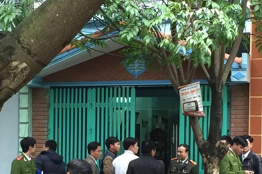 Nhà trung tá Lê Đức Tùng bị bắn vào đêm 14.12 - Ảnh: Văn Đông