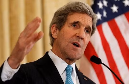 Ngọa trưởng Mỹ John Kerry. Ảnh: AP
