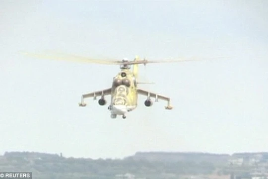 Trực thăng chiến đấu Nga tác chiến tại Syria