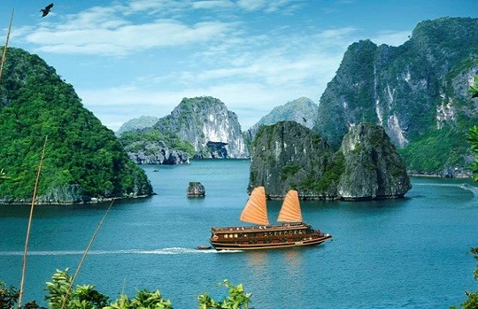 Một góc vịnh Hạ Long.