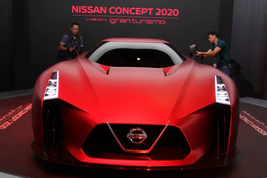 Một mẫu xe mới của hãng Nissan tại triễn lãm
