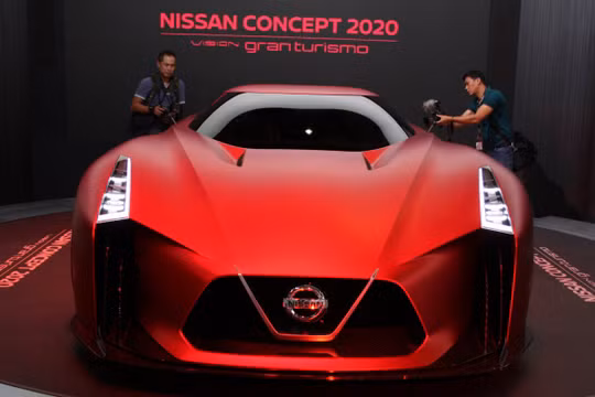 Một mẫu xe mới của hãng Nissan tại triễn lãm