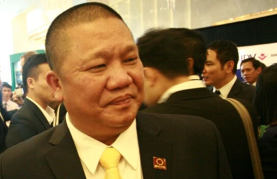 Ông Lê Phước Vũ, Chủ tịch tập đoàn Hoa Sen. Ảnh: Quang Sơn