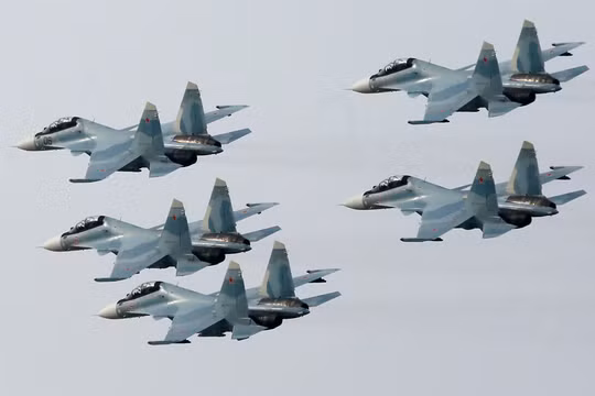 Phi đội Su-30SM của Nga đang tác chiến tại Syria