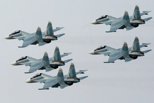 Phi đội Su-30SM của Nga đang tác chiến tại Syria