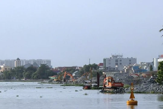 Dự án cải tạo cảnh quan và phát triển đô thị ven sông Đồng Nai có diện tích lấn sông hơn 77.200m2 