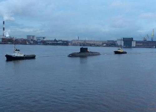 Tàu ngầm 186 Đà Nẵng tại Nga. Ảnh: sdelanounas.ru