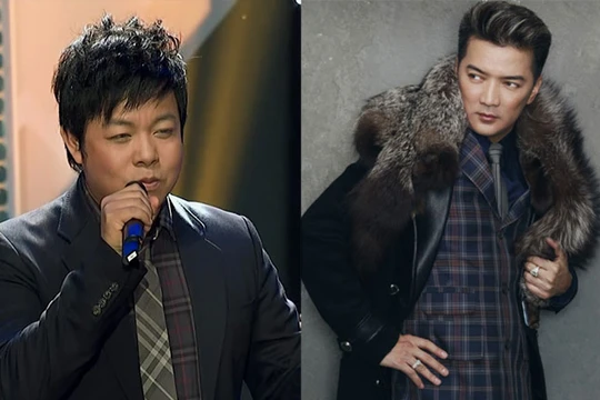 Đàm Vĩnh Hưng (ảnh phải) và Quang Lê đã vô tình biến showbiz thành "cái chợ" vì quên tình nghệ sĩ để "tranh gà".