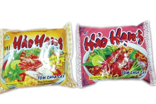 Sản phẩm Mì Hảo Hạng của Asia Foods bị tố vi phạm quyền sở hữu trí tuệ. 