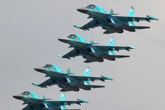 Máy bay chiến đấu hiện đại Sukhoi Su-34 của Nga - Ảnh: Airplane Pictures
