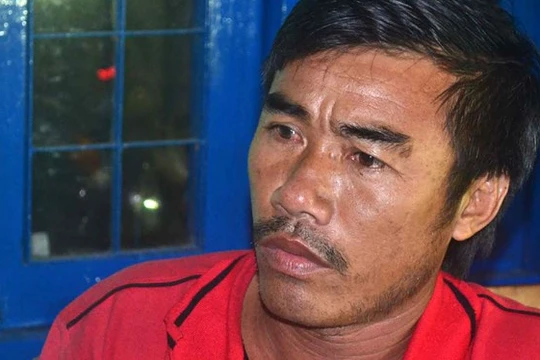 Ngư dân Bùi Văn Cu, chủ tàu kiêm thuyền trưởng tàu cá QNg 95861 TS - Ảnh: Hiển Cừ