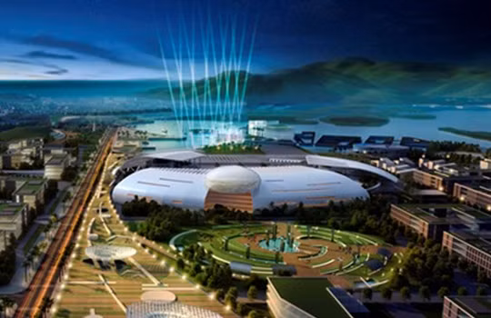 Dự kiến Trung tâm hành chính Khánh Hòa trong tương lai.