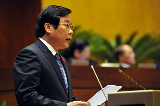 Bộ trưởng Thông tin Truyền thông Nguyễn Bắc Son. Ảnh: Hoàng Long 