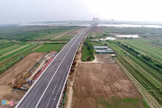 Một đoạn trên trục đường Võ Nguyên Giáp, TP Hà Nội