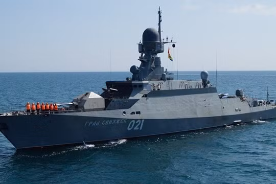 Chiến hạm Buyan-M mang tên lửa hành trình Kalibr